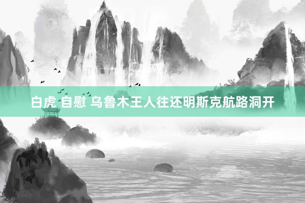 白虎 自慰 乌鲁木王人往还明斯克航路洞开