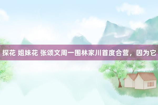 探花 姐妹花 张颂文周一围林家川首度合营，因为它