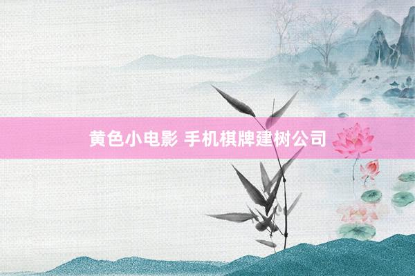 黄色小电影 手机棋牌建树公司