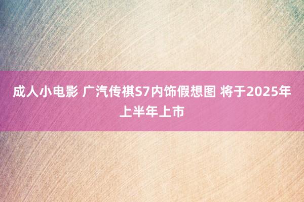 成人小电影 广汽传祺S7内饰假想图 将于2025年上半年上市